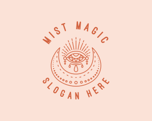 Mystical Moon Eye logo design