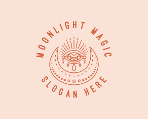 Mystical Moon Eye logo design