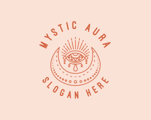 Mystical Moon Eye logo design