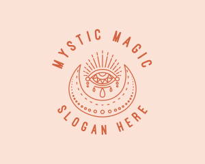 Mystical Moon Eye logo design