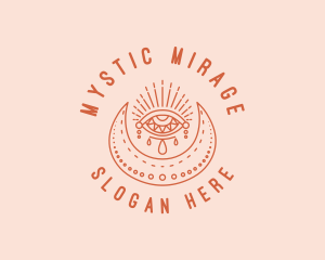 Mystical Moon Eye logo design