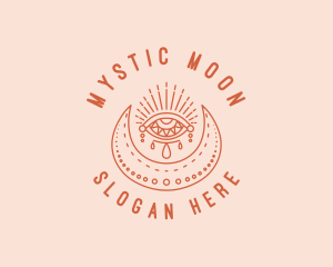 Mystical Moon Eye logo design