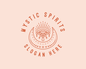 Mystical Moon Eye logo design