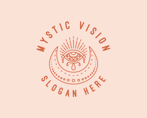 Mystical Moon Eye logo design