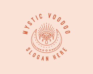 Mystical Moon Eye logo design