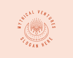 Mystical Moon Eye logo design