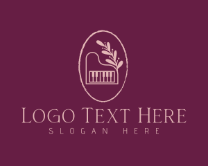 Piano - Elegant Piano Studio logo design