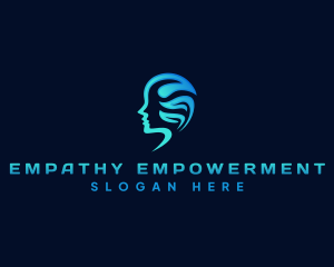 Mental Health Head Psychology logo design