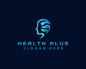 Mental Health Head Psychology logo design