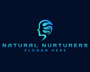 Mental Health Head Psychology logo design