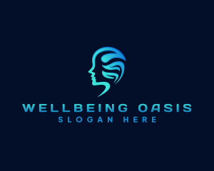 Mental Health Head Psychology logo design