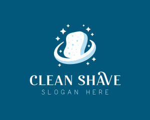 Clean Sponge Disinfection logo design