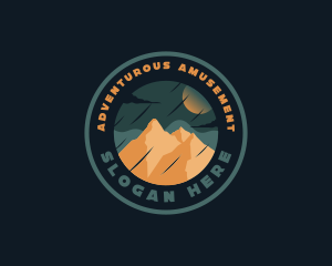 Mountain Outdoor Adventure logo design