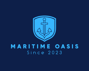 Maritime Anchor Shield logo