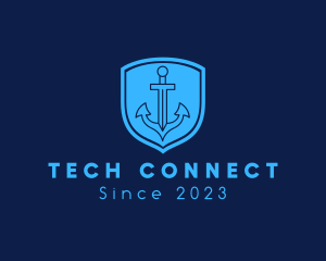 Maritime Anchor Shield logo