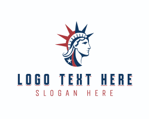 USA Lady Liberty logo