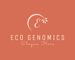 Flower Eco Leaf logo design