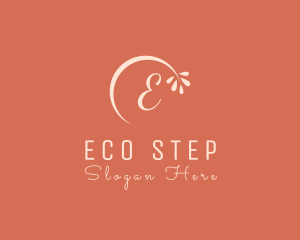 Flower Eco Leaf logo design