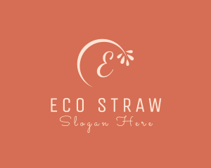 Flower Eco Leaf logo design