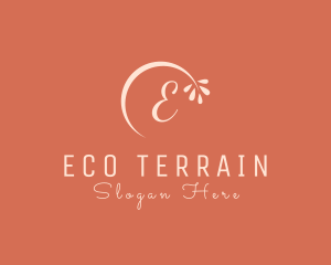 Flower Eco Leaf logo design