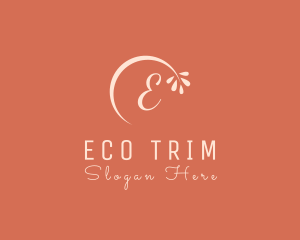 Flower Eco Leaf logo design