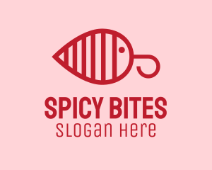 Red Chili Fish logo design