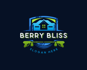 Power Wash Mansion Cleaning logo design