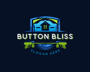 Power Wash Mansion Cleaning logo design