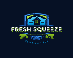 Power Wash Mansion Cleaning logo design