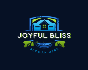 Power Wash Mansion Cleaning logo design