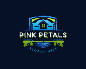 Power Wash Mansion Cleaning logo design