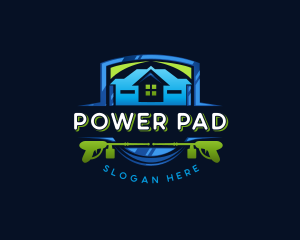 Power Wash Mansion Cleaning logo design