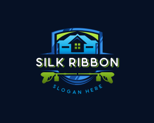 Power Wash Mansion Cleaning logo design