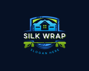 Power Wash Mansion Cleaning logo design