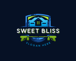 Power Wash Mansion Cleaning logo design