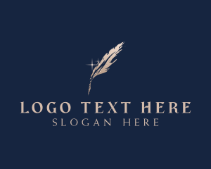 Luxurious Feather Writer logo