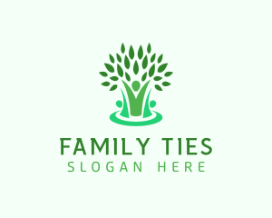 Human Plant Family logo design