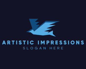 Fast Flying Bird logo design