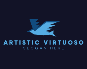 Fast Flying Bird logo design