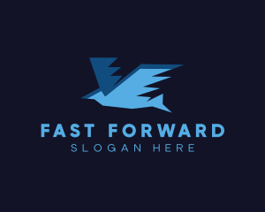 Fast Flying Bird logo design