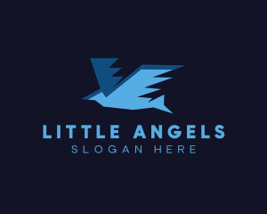 Fast Flying Bird logo design