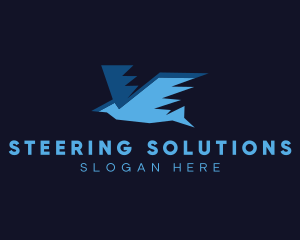 Fast Flying Bird logo design