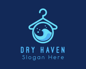 Laundry Wash Hanger logo design