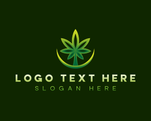 Herbal Leaf Marijuana logo