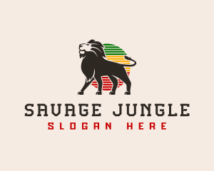 Jamaican Lion Beast logo design