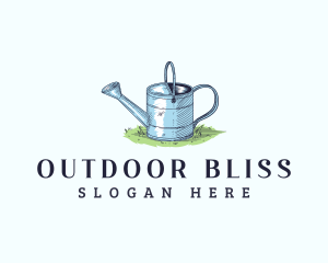 Watering Can Landscaping logo design