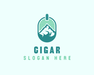 Mountain Peak Badge logo design