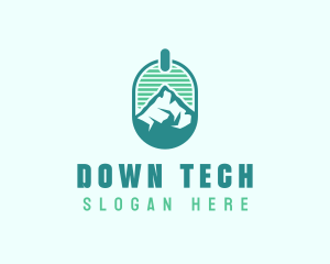 Mountain Peak Badge logo design