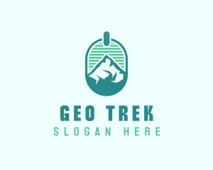 Mountain Peak Badge logo design