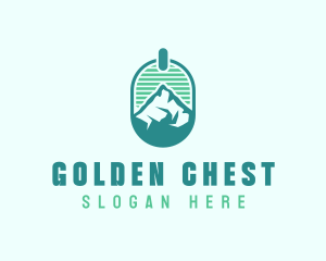 Mountain Peak Badge logo design